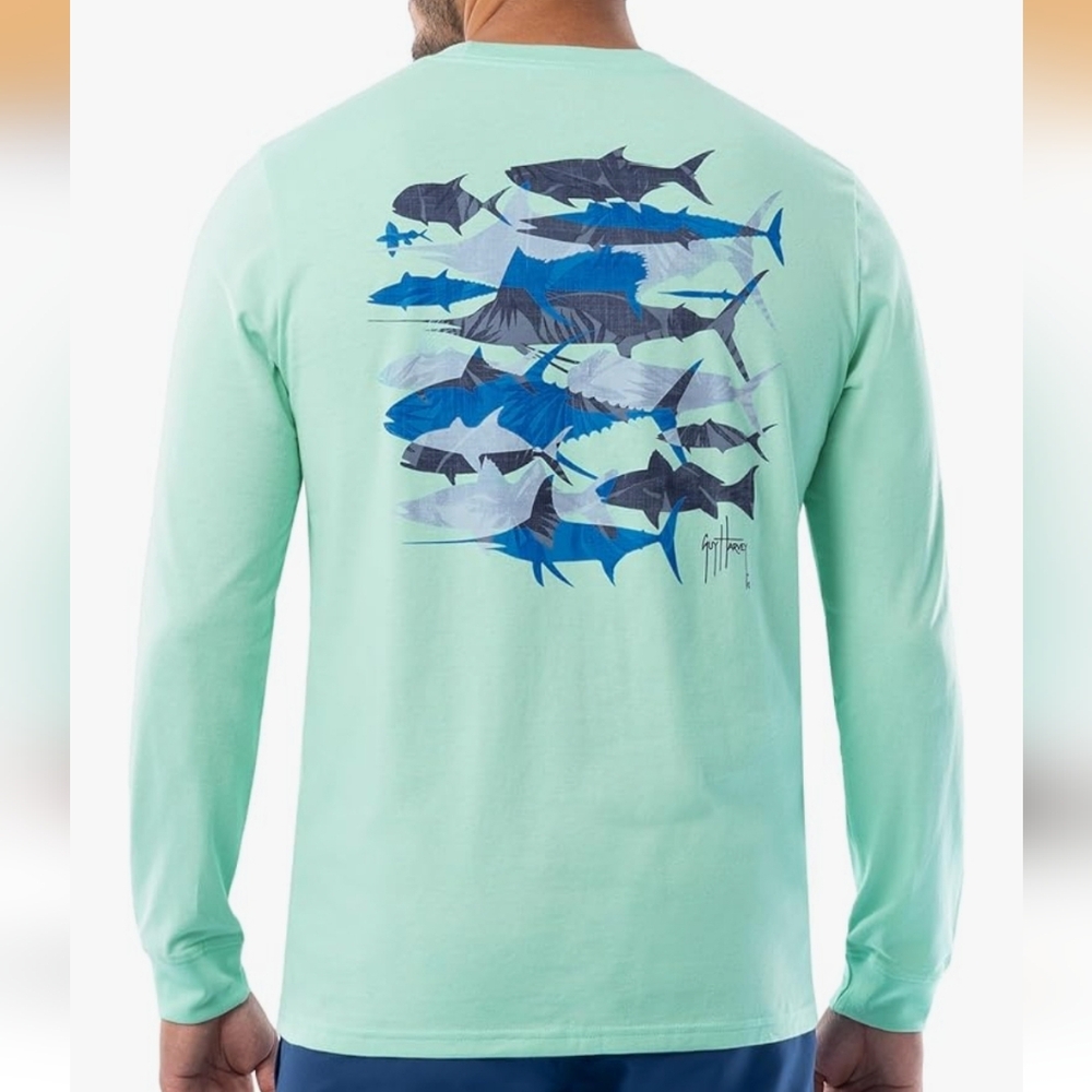 Guy Harvey Seafoam Green Shirt